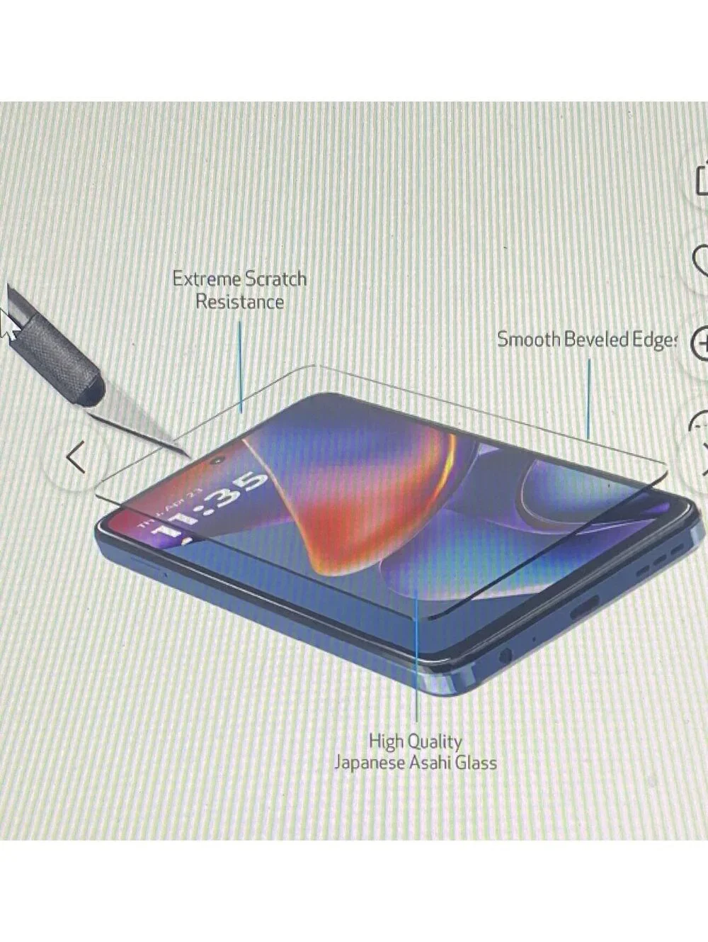 DuraGlass Tempered Glass Screen Protector for Motorola moto g 2025